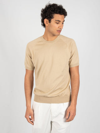 Maglia in Cotone Organico - Beige