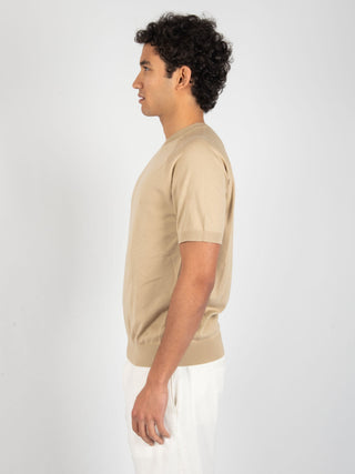 Maglia in Cotone Organico - Beige