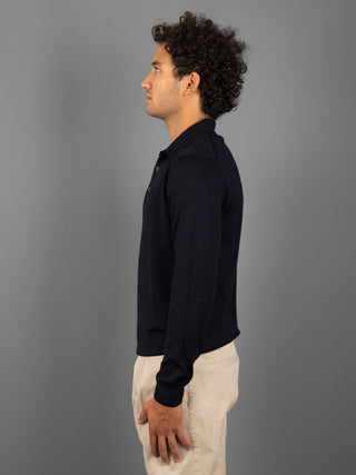 Maglia Polo Extrafine - Blu Notte