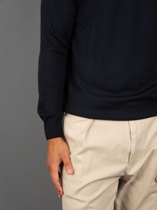 Maglia Polo Extrafine - Blu Notte
