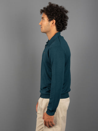 Maglia Polo Extrafine - Verde Bottiglia