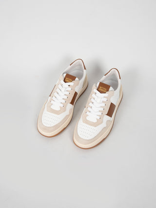 Sneakers 6 Low - Bianco Tabacco