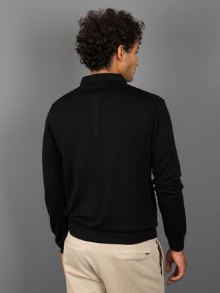 Maglia Polo Extrafine - Nero