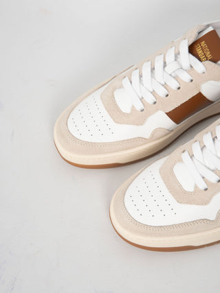 Sneakers 6 Low - Bianco Tabacco