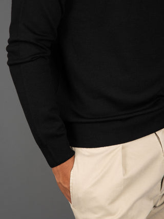 Maglia Polo Extrafine - Nero