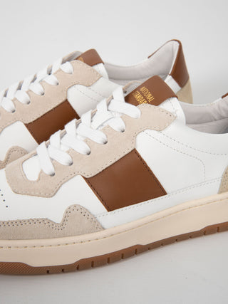 Sneakers 6 Low - Bianco Tabacco