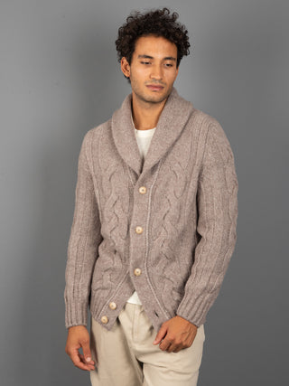 Maglia Cardigan - Tortora