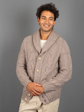 Maglia Cardigan - Tortora