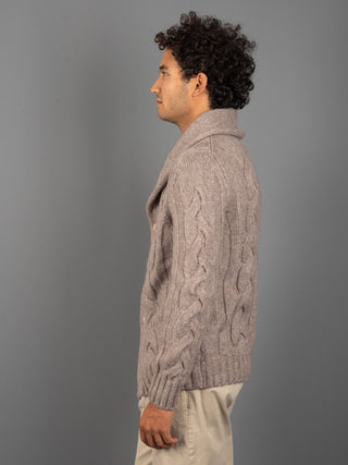 Maglia Cardigan - Tortora