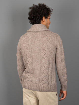 Maglia Cardigan - Tortora