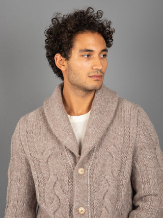 Maglia Cardigan - Tortora