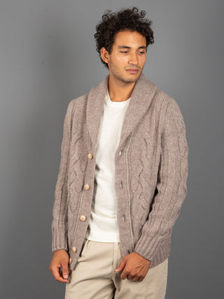 Maglia Cardigan - Tortora