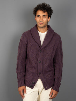 Maglia Cardigan - Viola