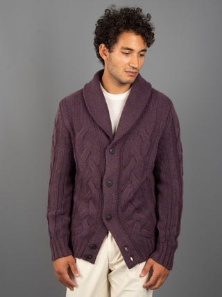 Maglia Cardigan - Viola