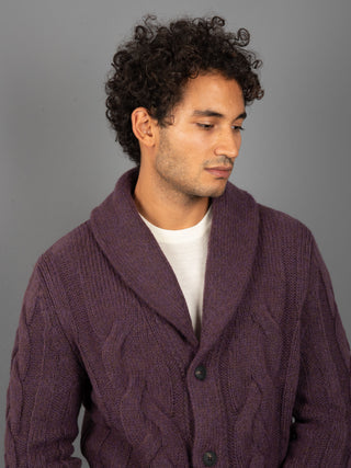 Maglia Cardigan - Viola