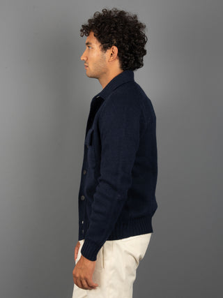 Giubbino in Lana - Blu