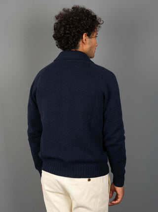 Giubbino in Lana - Blu