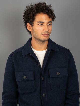 Giubbino in Lana - Blu