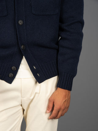 Giubbino in Lana - Blu