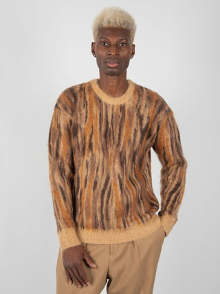 Maglia Animalier - Cammello