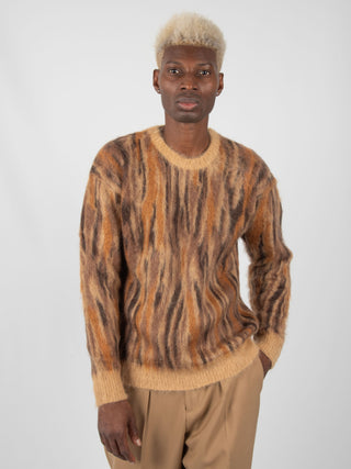 Maglia Animalier - Cammello