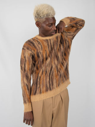 Maglia Animalier - Cammello