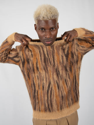 Maglia Animalier - Cammello