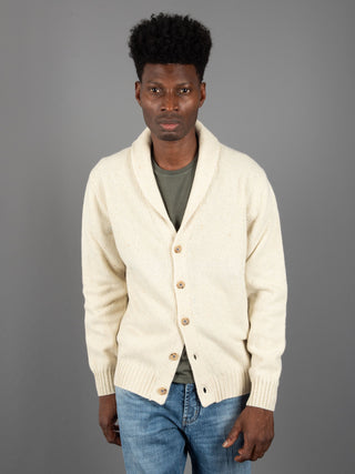 Maglia Cardigan Ennis - Gesso