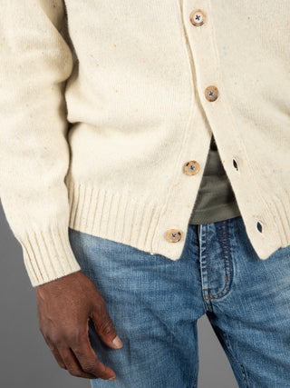 Maglia Cardigan Ennis - Gesso