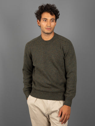 Maglia Shetland - Verde Militare