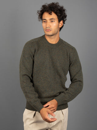Maglia Shetland - Verde Militare