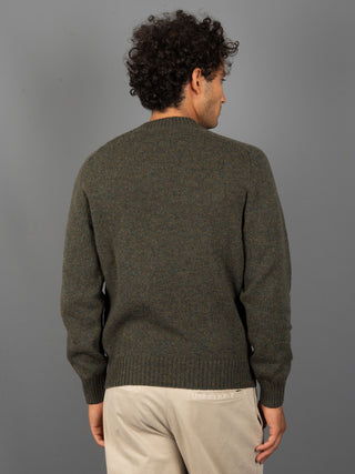 Maglia Shetland - Verde Militare