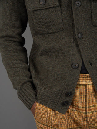 Giubbino in Lana - Verde Militare