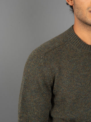 Maglia Shetland - Verde Militare