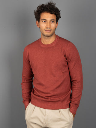 Maglia Girocollo Vintage - Corallo