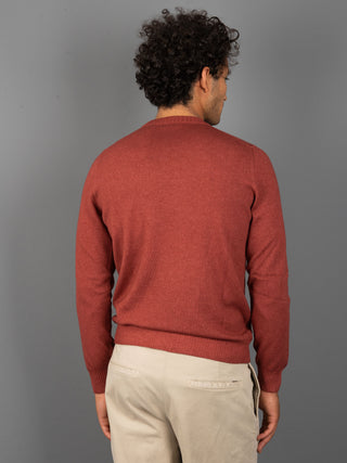 Maglia Girocollo Vintage - Corallo