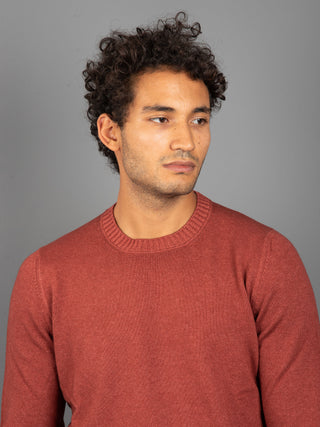 Maglia Girocollo Vintage - Corallo