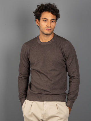 Maglia Girocollo Vintage - Moro