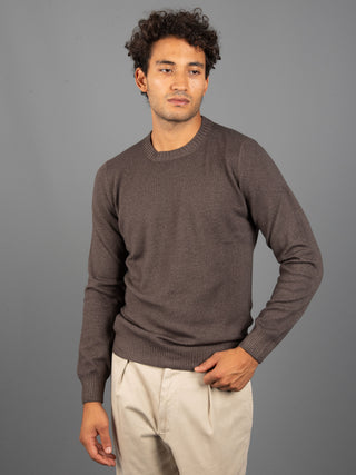 Maglia Girocollo Vintage - Moro