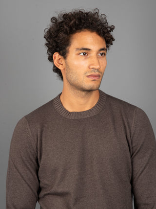 Maglia Girocollo Vintage - Moro
