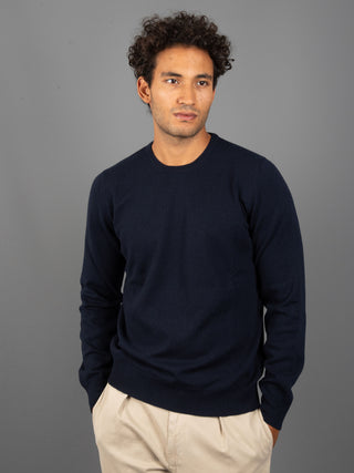 Maglia Girocollo Basic - Blu Notte