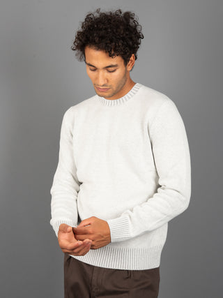 Maglia Girocollo Vanisé - Gesso