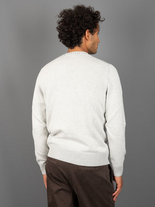 Maglia Girocollo Vanisé - Gesso