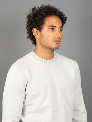 Maglia Girocollo Vanisé - Gesso