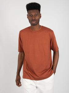 T-shirt Relaxed - Ruggine