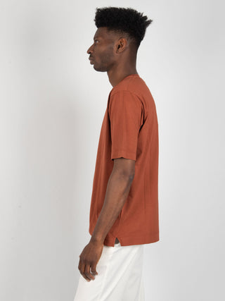 T-shirt Relaxed - Ruggine