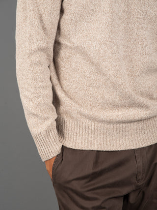 Maglia Mouliné - Beige