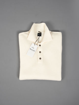 Maglia Polo Cashmere - Panna