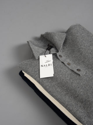 Maglia Polo Cashmere - Grigio