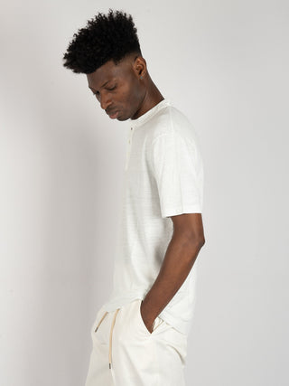 Maglia Chester in Lino - Bianco